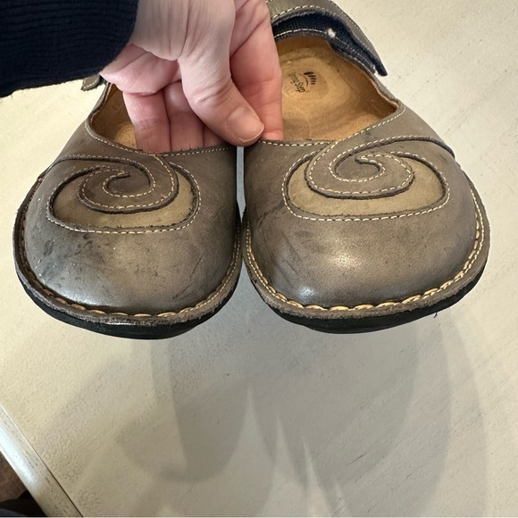 Spring Step Women’s Cosmic-Blue Leather Adjustable Strap Shoes Size 38 (7/8) GUC - Picture 9 of 11